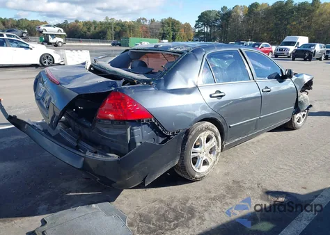 2006 Honda Accord 2.4 Ex из США, поврежденный, VIN 1HGCM56876A112679